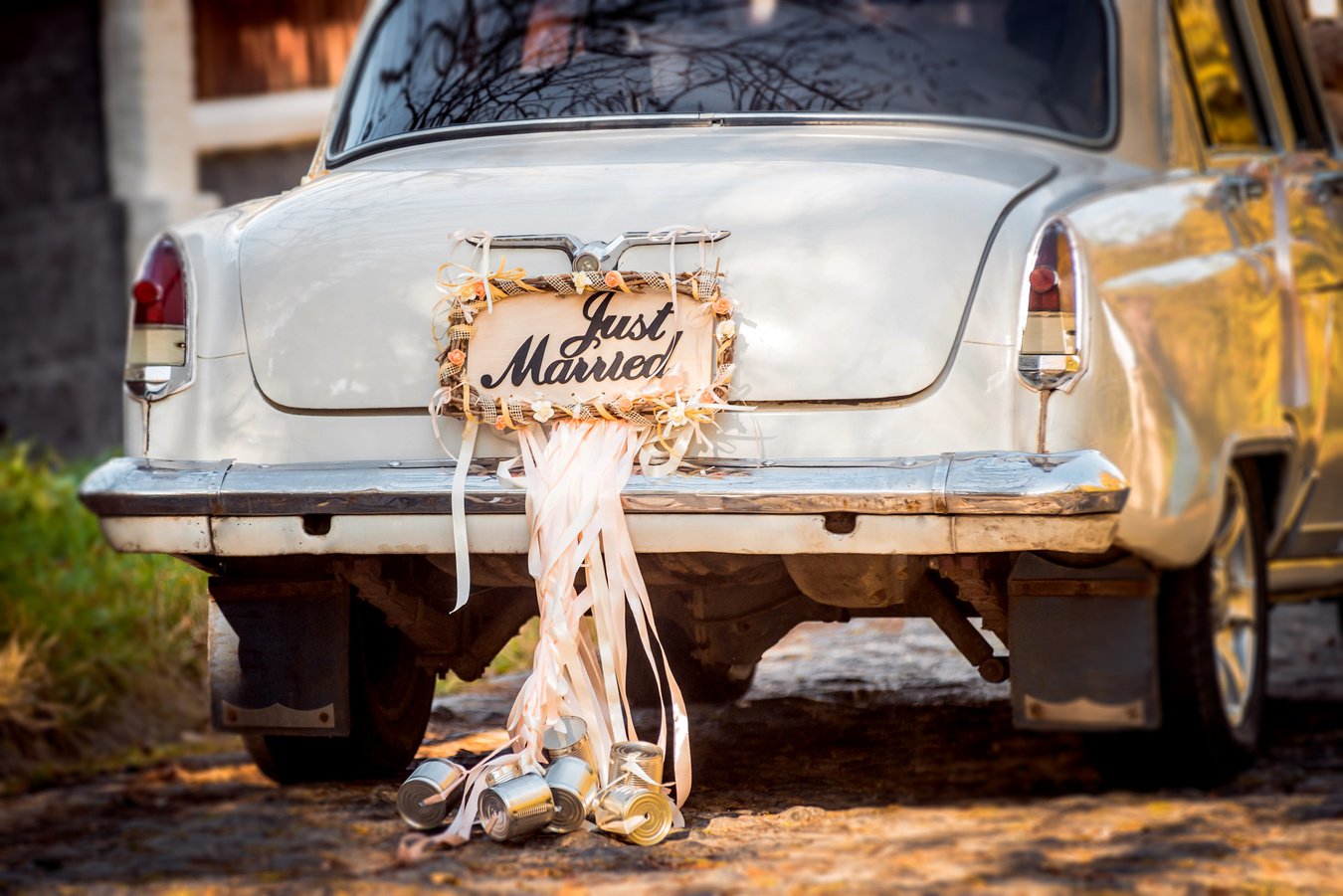 Sign 'Just Married'